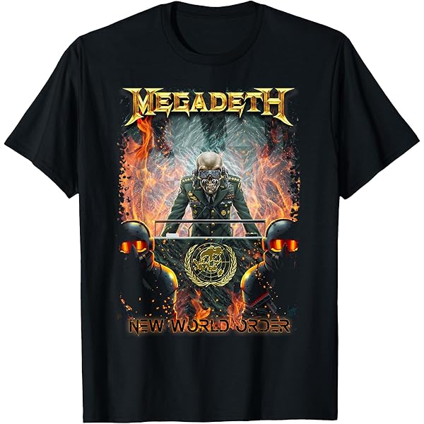 Amazon.com: Megadeth - General Vic with Missiles T-Shirt